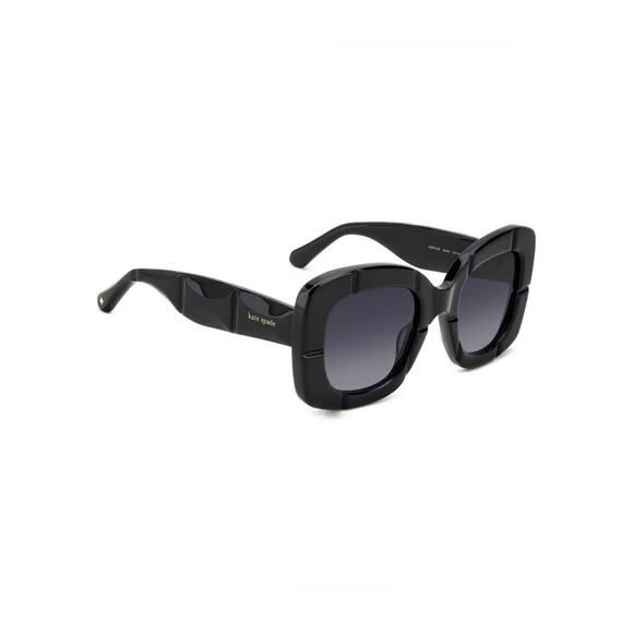 New Kate Spade JOSEY/G/S 8079O Black Oversized Square Sunglasses Authentic main image 8